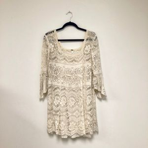 Free People crochet dress